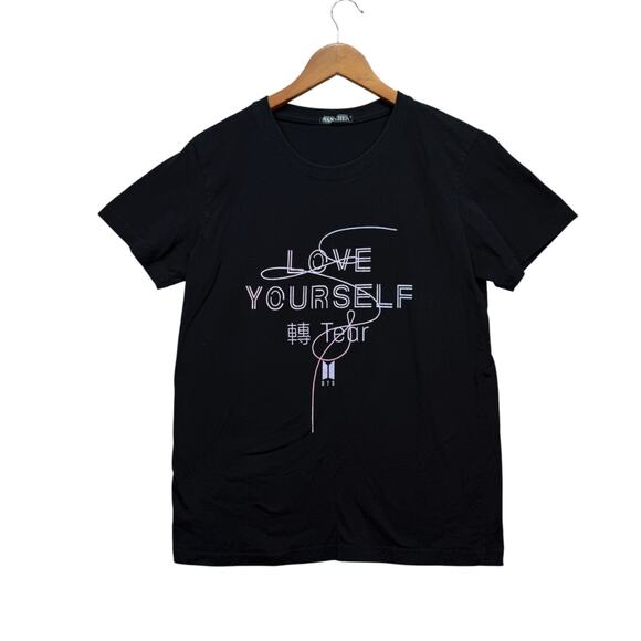 Wanchen Other - BTS Love Yourself Tear Tour T Shirt 2 Sided Suga 93 K-Pop Music Band Concert M
